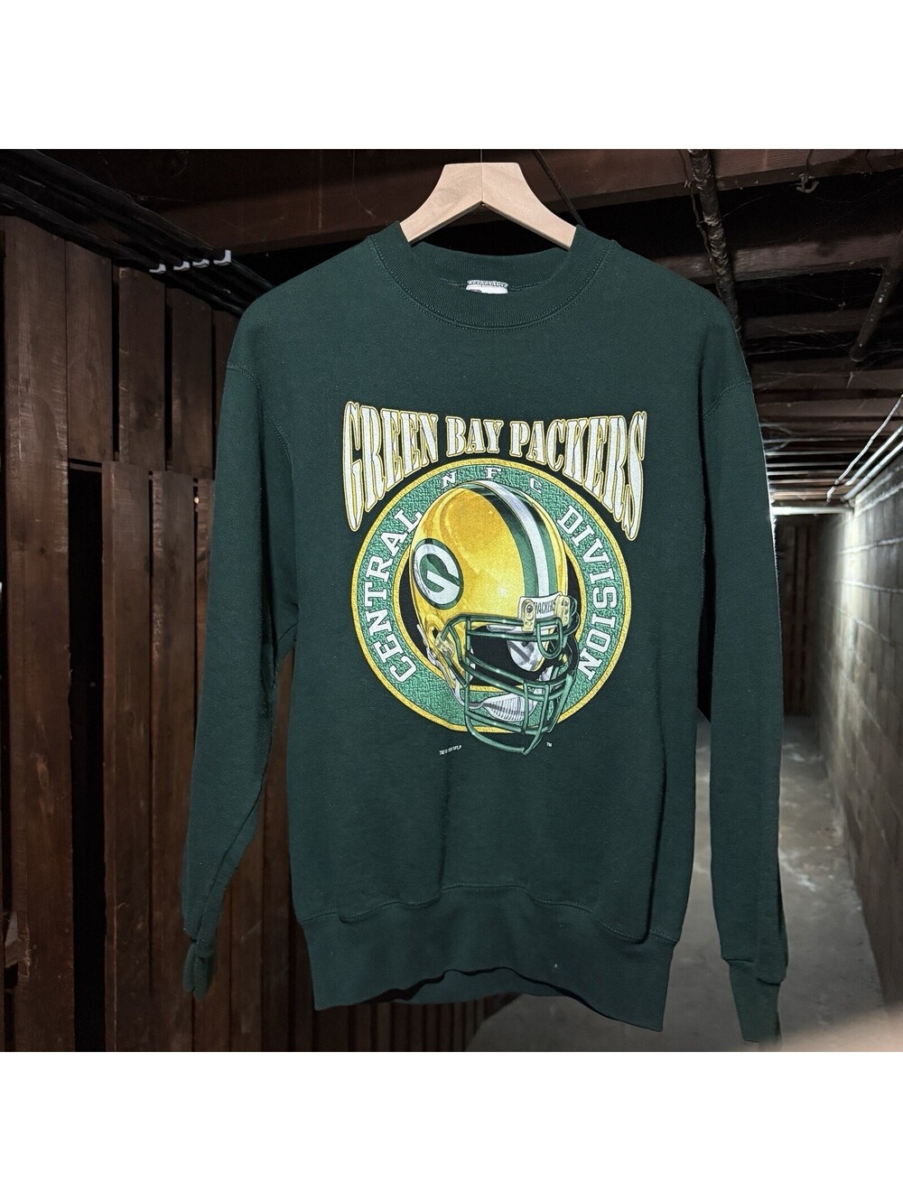 Vintage 1995 Pro Player Green Bay Packers Crewneck Sweatshirt Size M Made In USA